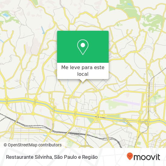 Restaurante Silvinha, Avenida José de Brito de Freitas, 579 Casa Verde São Paulo-SP 02552-000 mapa