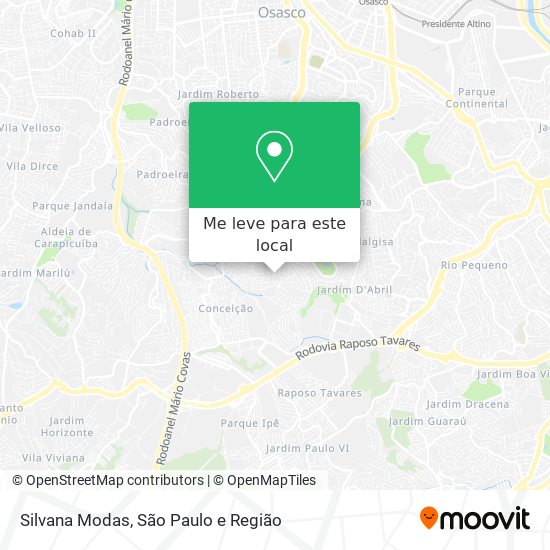 Silvana Modas mapa