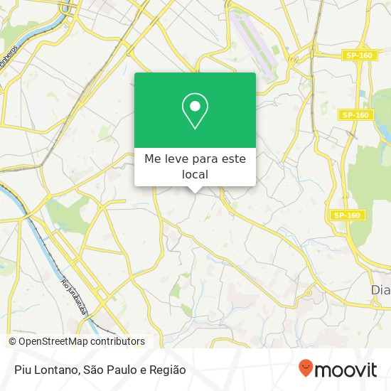 Piu Lontano, Rua Antônio Gil, 960 Cidade Ademar São Paulo-SP 04655-001 mapa