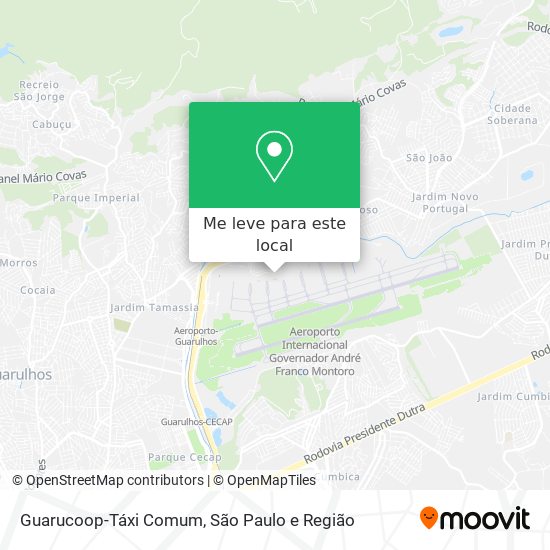 Guarucoop-Táxi Comum mapa