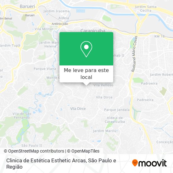 Clinica de Estética Esthetic Arcas mapa