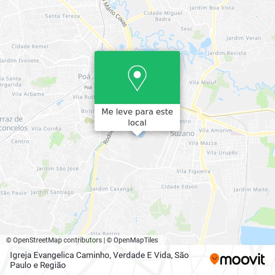 Igreja Evangelica Caminho, Verdade E Vida mapa