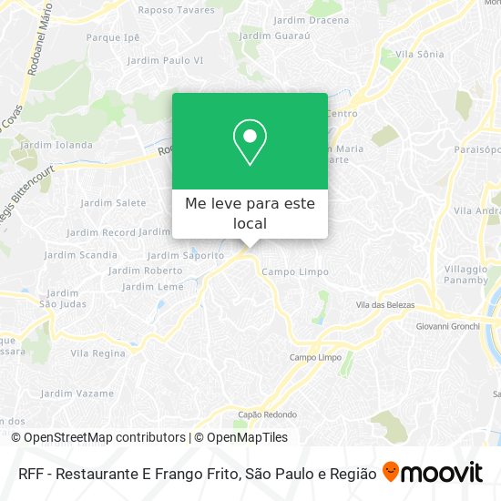 RFF - Restaurante E Frango Frito mapa
