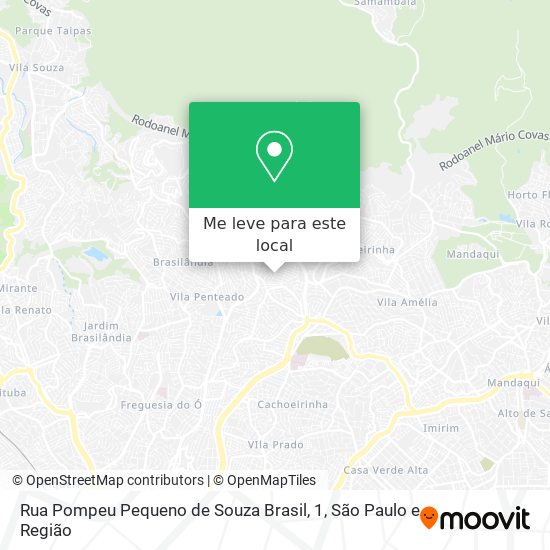 Rua Pompeu Pequeno de Souza Brasil, 1 mapa