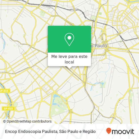 Encop Endoscopia Paulista, Avenida Paulista Bela Vista São Paulo-SP 01310-100 mapa