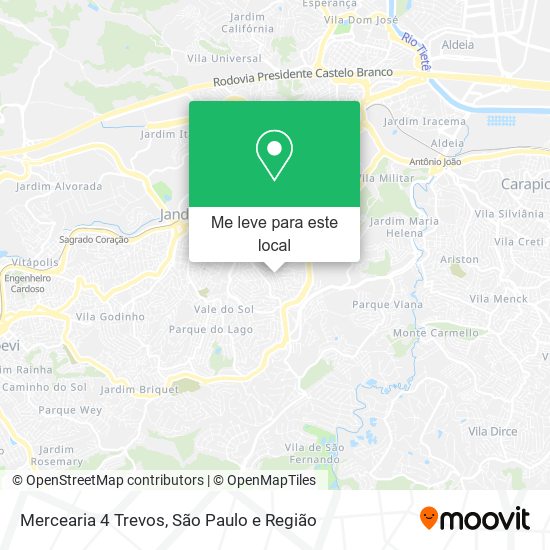 Mercearia 4 Trevos mapa