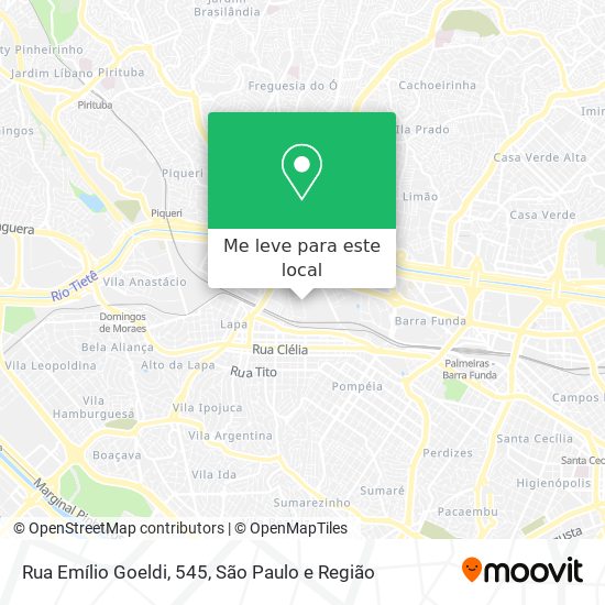 Rua Emílio Goeldi, 545 mapa