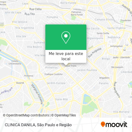 CLINICA DANILA mapa