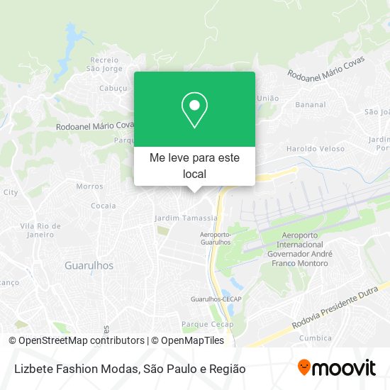 Lizbete Fashion Modas mapa