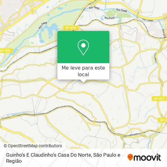 Guinho's E Claudinho's Casa Do Norte mapa