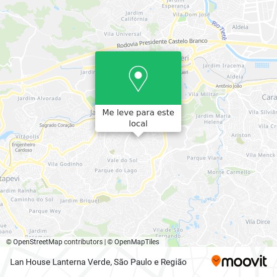 Lan House Lanterna Verde mapa