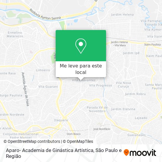 Aparo- Academia de Ginástica Artística mapa