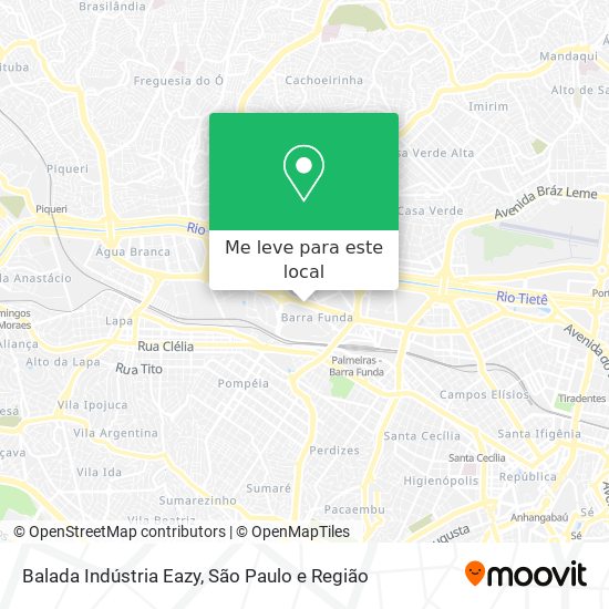 Balada Indústria Eazy mapa