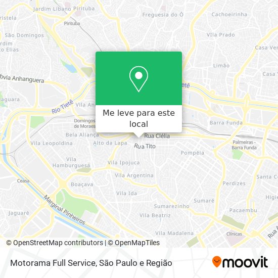 Motorama Full Service mapa