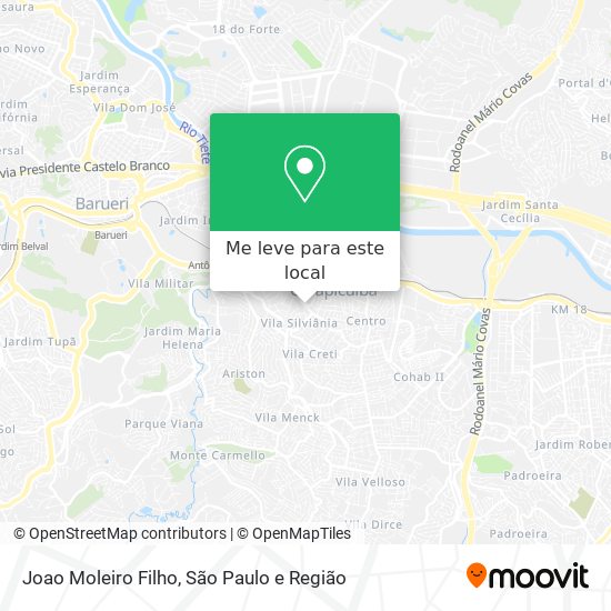Joao Moleiro Filho mapa