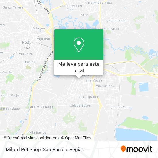 Milord Pet Shop mapa