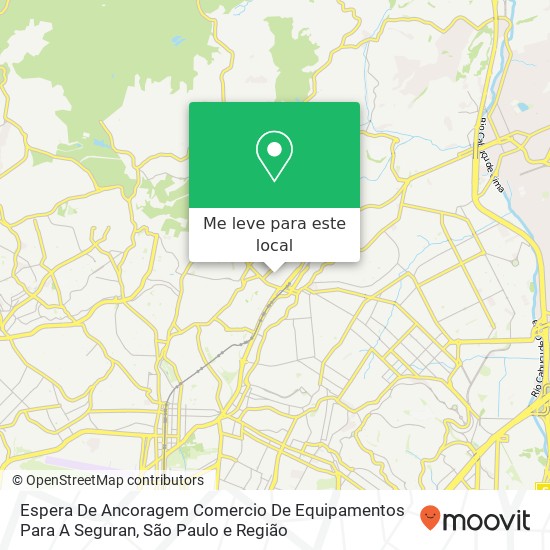 Espera De Ancoragem Comercio De Equipamentos Para A Seguran, Rua Claudino Inácio Joaquim, 102 Tucuruvi São Paulo-SP 02308-130 mapa