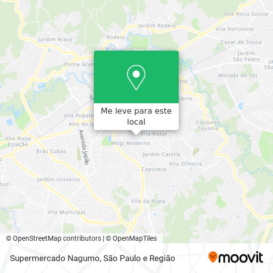 Supermercado Nagumo mapa