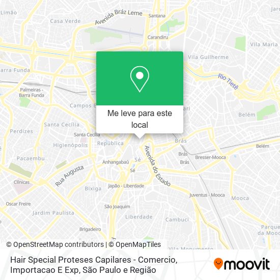 Hair Special Proteses Capilares - Comercio, Importacao E Exp mapa