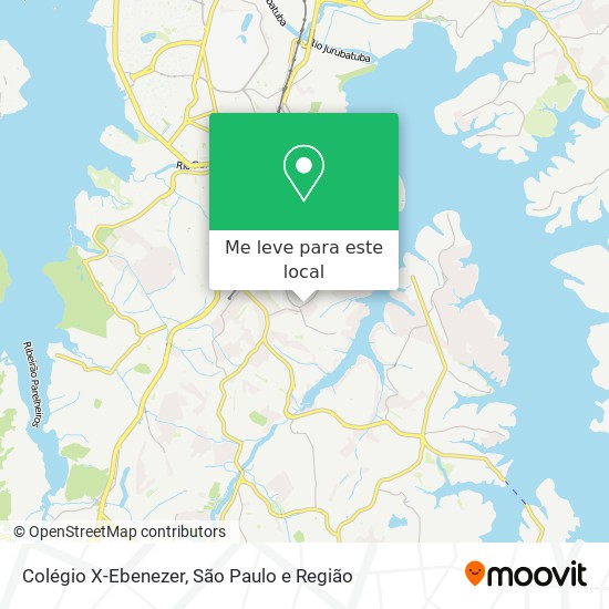 Colégio X-Ebenezer mapa