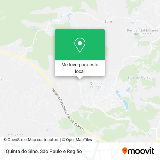 Quinta do Sino mapa
