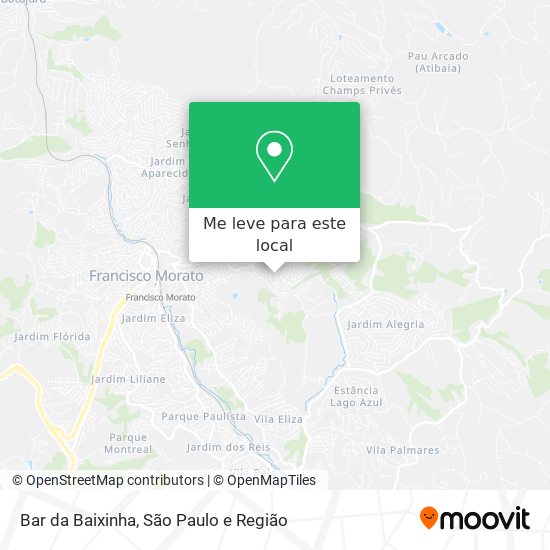 Bar da Baixinha mapa