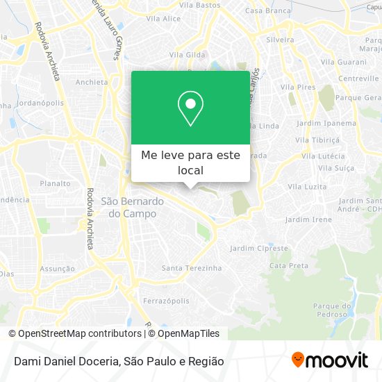 Dami Daniel Doceria mapa