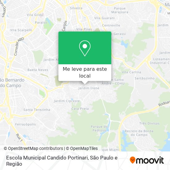 Escola Municipal Candido Portinari mapa