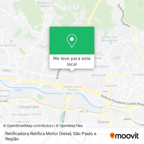 Retificadora Retifica Motor Diesel mapa