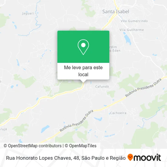 Rua Honorato Lopes Chaves, 48 mapa