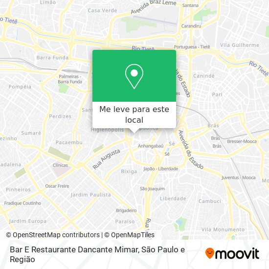 Bar E Restaurante Dancante Mimar mapa
