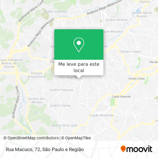 Rua Macuco, 72 mapa