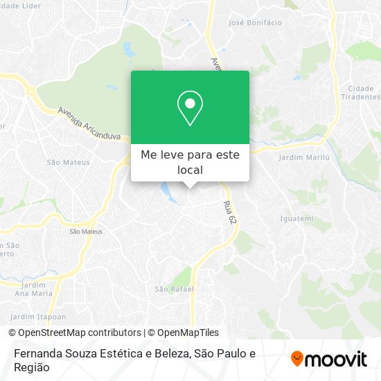 Fernanda Souza Estética e Beleza mapa