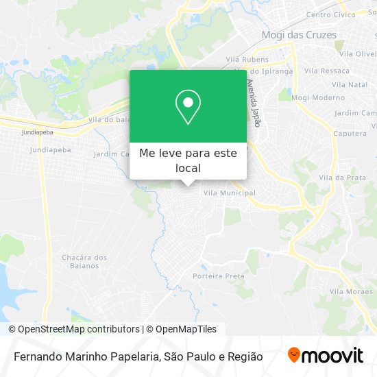 Fernando Marinho Papelaria mapa