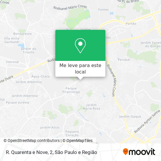 R. Quarenta e Nove, 2 mapa