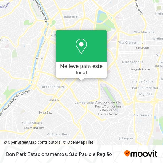 Don Park Estacionamentos mapa