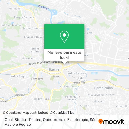 Quali Studio - Pilates, Quiropraxia e Fisioterapia mapa
