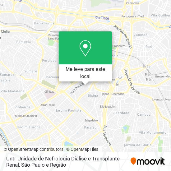 Untr Unidade de Nefrologia Dialise e Transplante Renal mapa
