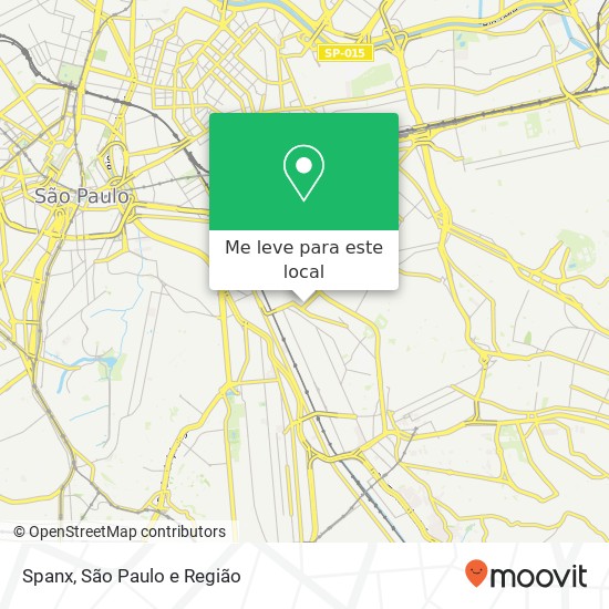 Spanx, Rua Jumana Móoca São Paulo-SP 03121-030 mapa