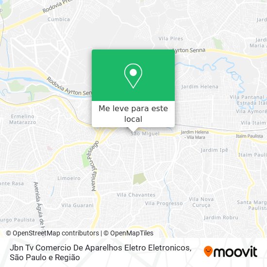 Jbn Tv Comercio De Aparelhos Eletro Eletronicos mapa