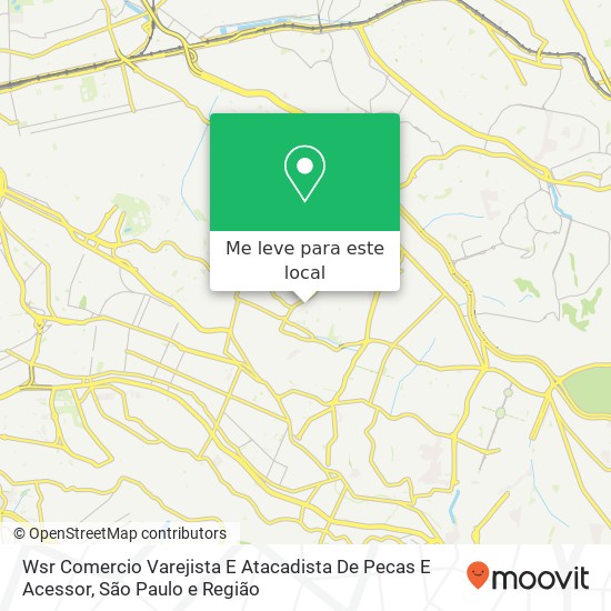 Wsr Comercio Varejista E Atacadista De Pecas E Acessor, Rua Felício Pereira, 68 Aricanduva São Paulo-SP 03463-050 mapa