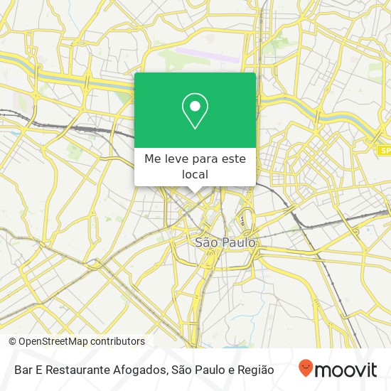Bar E Restaurante Afogados, Rua Aurora, 449 República São Paulo-SP 01209-001 mapa