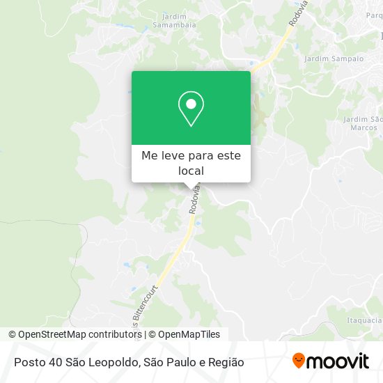 Posto 40 São Leopoldo mapa
