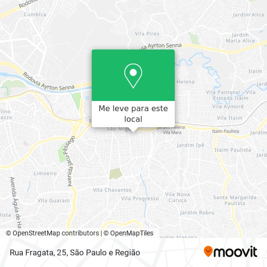 Rua Fragata, 25 mapa