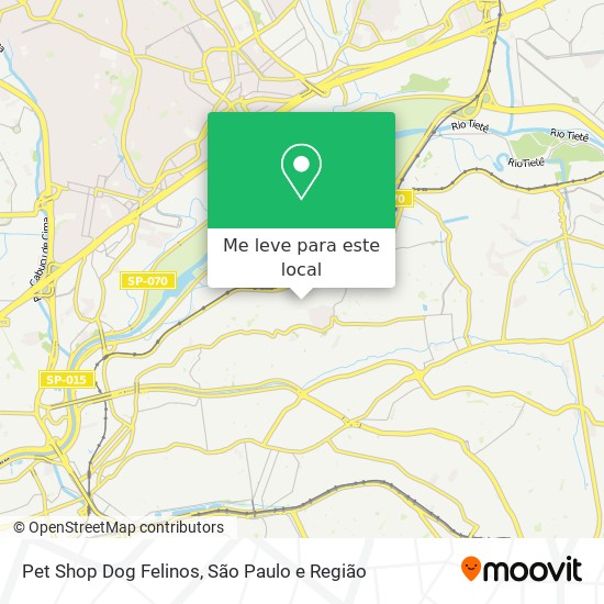 Pet Shop Dog Felinos mapa
