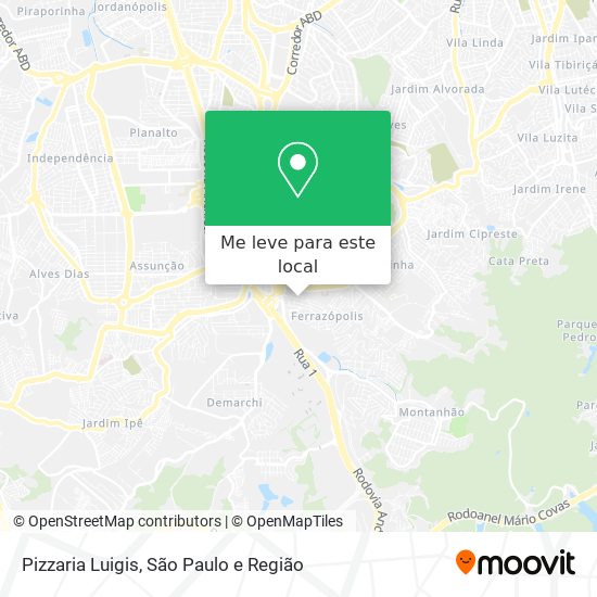 Pizzaria Luigis mapa