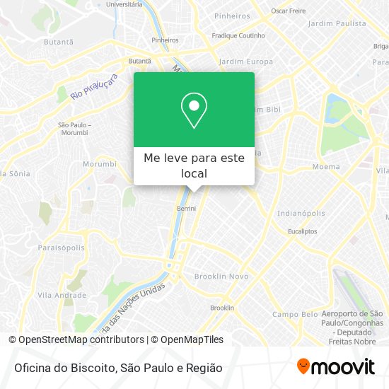 Oficina do Biscoito mapa