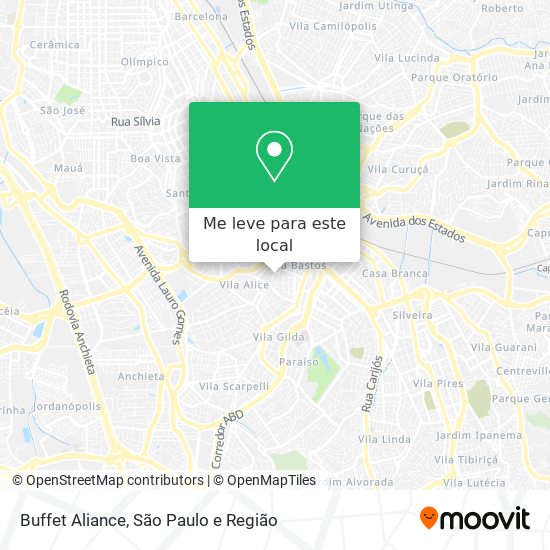 Buffet Aliance mapa