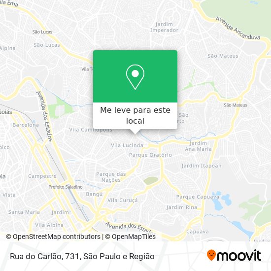 Rua do Carlão, 731 mapa