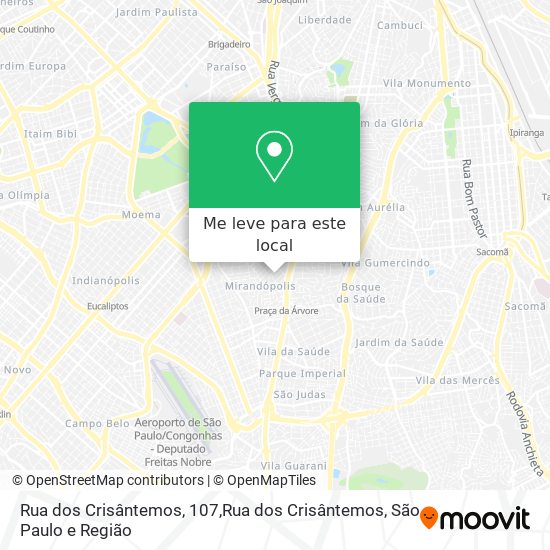 Rua dos Crisântemos, 107,Rua dos Crisântemos mapa